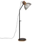 Casa si Gradina - Corpuri si surse de iluminat - Veioze si lampi - Lampadare - Lampa de podea 25 W, argintiu vintage, 30x30x100-150 cm, E27 - Infinity.ro