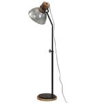 Casa si Gradina - Corpuri si surse de iluminat - Veioze si lampi - Lampadare - Lampa de podea 25 W, argintiu vintage, 30x30x100-150 cm, E27 - Infinity.ro