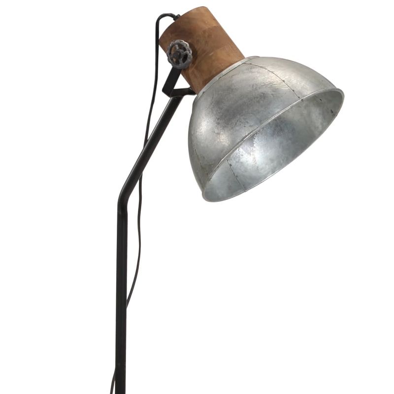Casa si Gradina - Corpuri si surse de iluminat - Veioze si lampi - Lampadare - Lampa de podea 25 W, argintiu vintage, 30x30x100-150 cm, E27 - Infinity.ro