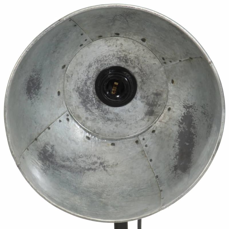 Casa si Gradina - Corpuri si surse de iluminat - Veioze si lampi - Lampadare - Lampa de podea 25 W, argintiu vintage, 30x30x100-150 cm, E27 - Infinity.ro