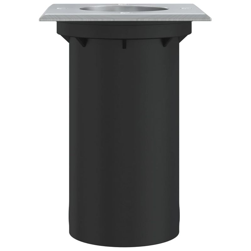 Casa si Gradina - Corpuri si surse de iluminat - Iluminat exterior - Felinare - Lampa exterioara de sol, patrat, negru, 10,5x10,5 cm, aluminiu - Infinity.ro