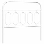 Casa si Gradina - Mobilier - Paturi si accesorii - Accesorii paturi - Tablie de pat metalica, alb, 107 cm - Infinity.ro