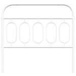 Casa si Gradina - Mobilier - Paturi si accesorii - Accesorii paturi - Tablie de pat metalica, alb, 107 cm - Infinity.ro