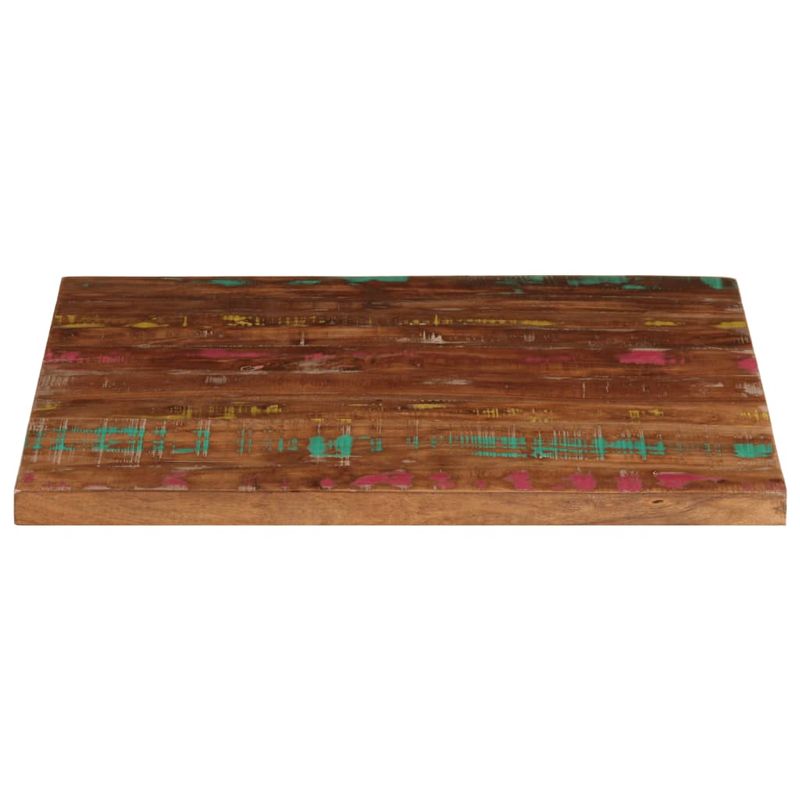 Casa si Gradina - Mobilier - Feronerie si accesorii mobila - Blat de masa patrat, 70x70x2,5 cm, lemn masiv reciclat (multicolor) - Infinity.ro