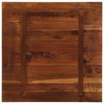 Casa si Gradina - Mobilier - Feronerie si accesorii mobila - Blat de masa patrat, 70x70x2,5 cm, lemn masiv reciclat (multicolor) - Infinity.ro
