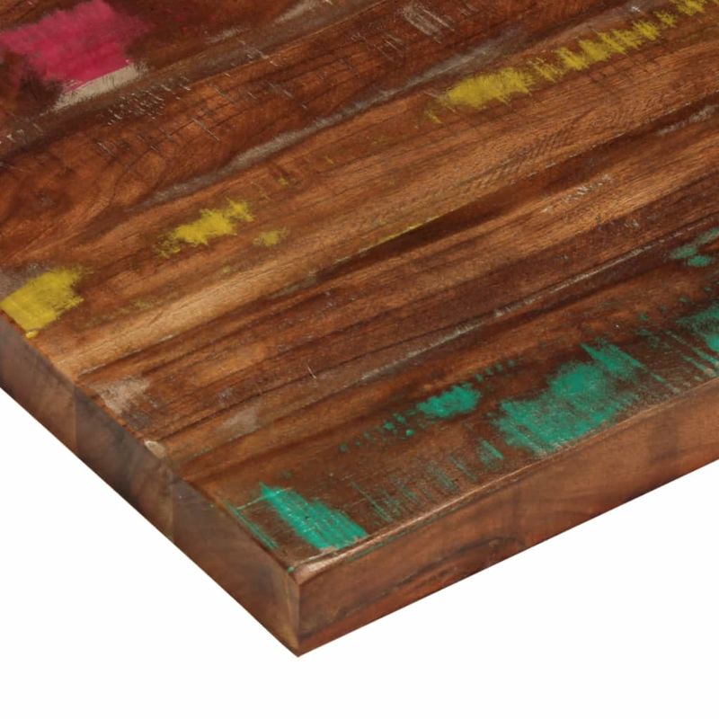 Casa si Gradina - Mobilier - Feronerie si accesorii mobila - Blat de masa patrat, 70x70x2,5 cm, lemn masiv reciclat (multicolor) - Infinity.ro