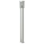 Casa si Gradina - Corpuri si surse de iluminat - Iluminat exterior - Felinare - Lampa exterioara de podea, argintiu, 110 cm, otel inoxidabil - Infinity.ro