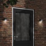 Casa si Gradina - Corpuri si surse de iluminat - Iluminat exterior - Felinare - Lampa exterioara de perete, negru, aluminiu turnat sub presiune - Infinity.ro