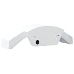 Casa si Gradina - Corpuri si surse de iluminat - Iluminat exterior - Felinare - Lampi exterioare de perete cu LED 2 buc. alb, aluminiu turnat - Infinity.ro