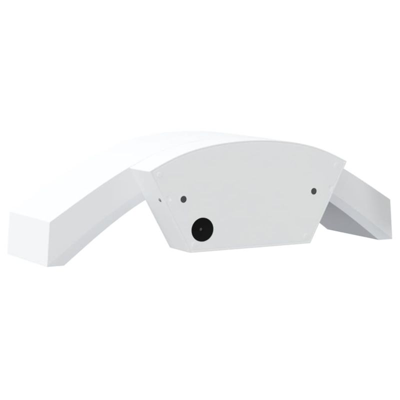 Casa si Gradina - Corpuri si surse de iluminat - Iluminat exterior - Felinare - Lampi exterioare de perete cu LED 2 buc. alb, aluminiu turnat - Infinity.ro