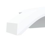 Casa si Gradina - Corpuri si surse de iluminat - Iluminat exterior - Felinare - Lampi exterioare de perete cu LED 2 buc. alb, aluminiu turnat - Infinity.ro