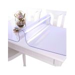 Casa si Gradina - Textile si covoare - Textile bucatarie - Fete de masa - Fata de masa transparenta din silicon, 250x100 cm, grosime 1.2 mm, aspect ca de sticla - Infinity.ro