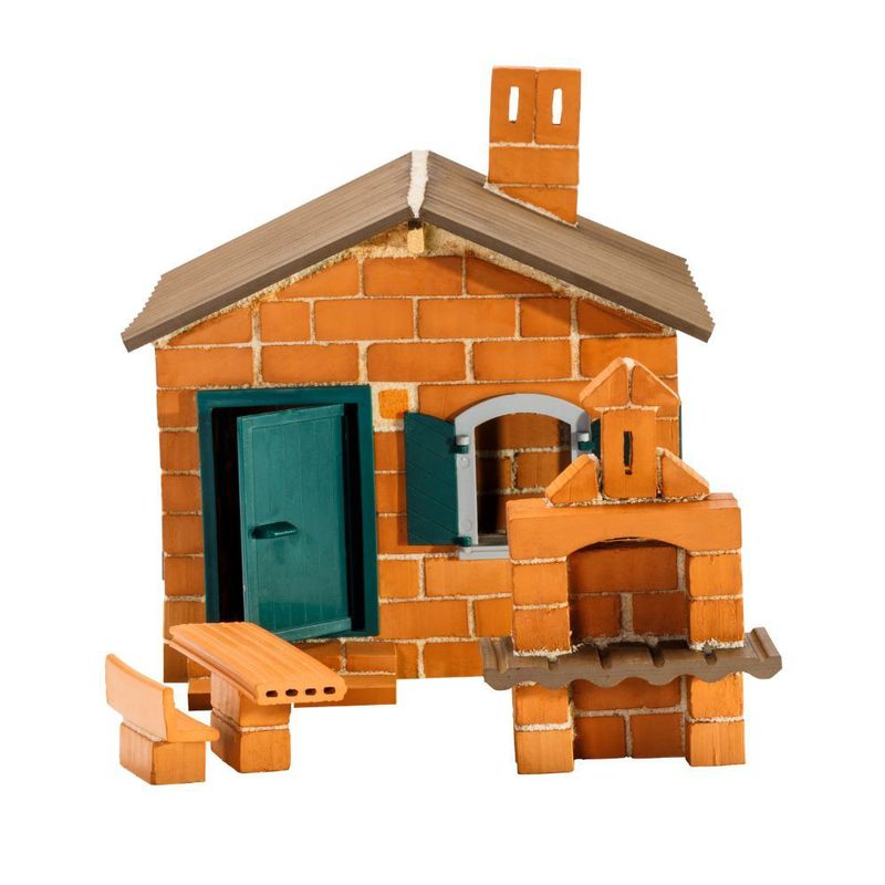 Jucarii, Copii si Bebe - Jucarii si jocuri - Seturi de constructie si cuburi - Seturi de constructie - Joc de Constructie Teifoc - Casa cu BBQ - Infinity.ro