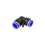 Casa si Gradina - Electrice - Echipamente electrice - Accesorii compresoare - Conector furtun pneumatic PU/PE, tip L, 8mm, GEKO G03032 - Infinity.ro