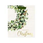 Market - Cadouri - Pungi cadou si accesorii - Punga cadou Craciun SDE L XMAS RUSTIC WREATH - Infinity.ro