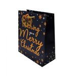 Market - Cadouri - Pungi cadou si accesorii - Punga cadou Craciun SDE M WISHING YOU XMAS - Infinity.ro