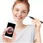 Ingrijire personala si Cosmetice - Sanatate si wellness - Aparate medicale - Dispozitive si accesorii medicale uz casnic - Dispozitiv de curatare al urechilor Otoscop cu camera HD, ilumiunare LED impermeabil, cu aplicatie Android, IOS, alb - Infinity.ro