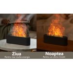 Casa si Gradina - Decoratiuni - Aromaterapie si lumanari - Difuzoare aromaterapie - Difuzor Aromaterapie si Umidificator tip vulcan, lumina cu 7 culori, aparat de uleiuri, pentru casa, birou,yoga,dormitor - Infinity.ro