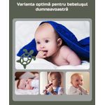 Jucarii, Copii si Bebe - Jucarii si jocuri - Jucarii bebelusi - Jucarii pentru dentitie - Jucarie dentitie ZEQAS pentru bebelusi, design placut si atragator in forma de broscuta testoasa, 3 luni+, culoare verde - Infinity.ro