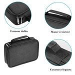 Carti si Birotica - Rechizite - Penare - Penar tip geanta cu 4 compartimente, incapator, capacitate 72 accesorii, culoare negru, dimensiuni 22,5*15*6,5 cm - Infinity.ro