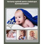 Jucarii, Copii si Bebe - Jucarii si jocuri - Jucarii bebelusi - Jucarii pentru dentitie - Jucarie dentitie ZEQAS pentru bebelusi, design placut si atragator in forma de broscuta testoasa, 3 luni+, culoare gri - Infinity.ro