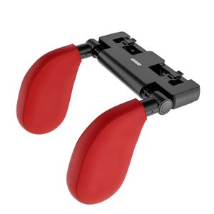 Suport ergonomic din piele naturala, tip tetiera auto, pentru copii si adulti, cu spuma de memorie, reglabila, rosu