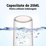 Ingrijire personala si Cosmetice - Ingrijire personala - Ingrijire ten - Produse demachiere si curatare - Pulverizator de ceata faciala, portabil, reincarcabil, hidrateaza si ingrijeste tenul, capacitate 25 ml, culoare alba - Infinity.ro