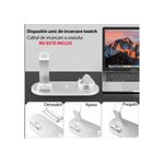 Laptop, Telefoane si Tablete - Telefoane mobile si accesorii - Accesorii Telefoane - Incarcatoare telefoane - Incarcator wireless 3 in 1, statie de incarcare rapida 10 W, pentru Apple iWatch, iPhone, Samsung Galaxy, argintiu - Infinity.ro