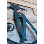 Casa si Gradina - Decoratiuni - Ceasuri - Ceas decorativ HH824 Negru din Lemn Pisica - Infinity.ro