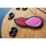 Casa si Gradina - Decoratiuni - Ceasuri - Ceas Decorativ Personalizabil din lemn HH270 Guma Orbit - 38 L x 38 H (cm) - Infinity.ro