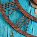 Casa si Gradina - Decoratiuni - Ceasuri - Ceas de perete HH1563 Decorativ din lemn 30x30 cm - Infinity.ro