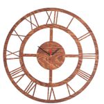 Casa si Gradina - Decoratiuni - Ceasuri - Ceas de perete HH1563 Decorativ din lemn 30x30 cm - Infinity.ro