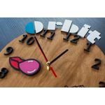 Casa si Gradina - Decoratiuni - Ceasuri - Ceas Decorativ Personalizabil din lemn HH270 Guma Orbit - 29 L x 29 H (cm) - Infinity.ro