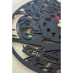 Casa si Gradina - Decoratiuni - Ceasuri - Ceas Decorativ Personalizabil din lemn HH263 Motor, CBR 600F - 38 L x 38 H (cm) - Infinity.ro