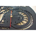 Casa si Gradina - Decoratiuni - Ceasuri - Ceas Decorativ Personalizabil din lemn HH265 Motor Pentru Garaj - 38 L x 38 H (cm) - Infinity.ro