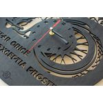 Casa si Gradina - Decoratiuni - Ceasuri - Ceas Decorativ Personalizabil din lemn HH265 Motor Pentru Garaj - 38 L x 38 H (cm) - Infinity.ro