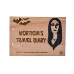 Market - Cadouri - Rame si albume foto - Album Foto de Nunta Personalizat din lemn GuestBook Morticia Addams 30x21 cm - Infinity.ro