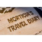 Market - Cadouri - Rame si albume foto - Album Foto de Nunta Personalizat din lemn GuestBook Morticia Addams 30x21 cm - Infinity.ro