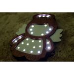 Casa si Gradina - Corpuri si surse de iluminat - Veioze si lampi - Lampi de veghe copii - Lampa Personalizabila HandyHands din lemn Ingeras - 27 L x 37 H (cm) - Infinity.ro