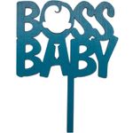 Casa si Gradina - Decoratiuni - Decoratiuni petrecere - Accesorii pentru petrecere - Topper Botez HH829 Boss Baby Personalizat din lemn - Infinity.ro