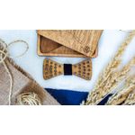 Fashion, accesorii si bijuterii - Barbati - Accesorii barbati - Cravate si papioane barbati - Papion din Lemn HH342, Handmade, in Cutie Premium Personalizata - Infinity.ro