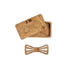 Fashion, accesorii si bijuterii - Barbati - Accesorii barbati - Cravate si papioane barbati - Papion din Lemn HH357, Handmade, in Cutie Premium Personalizata - Infinity.ro