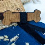Fashion, accesorii si bijuterii - Barbati - Accesorii barbati - Cravate si papioane barbati - Papion din Lemn HH368, Handmade, in Cutie Premium Personalizata - Infinity.ro