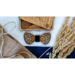Fashion, accesorii si bijuterii - Barbati - Accesorii barbati - Cravate si papioane barbati - Papion din Lemn HH279, Handmade, in Cutie Premium Personalizata - Infinity.ro