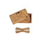 Fashion, accesorii si bijuterii - Barbati - Accesorii barbati - Cravate si papioane barbati - Papion din Lemn HH290, Handmade, in Cutie Premium Personalizata - Infinity.ro