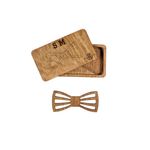 Fashion, accesorii si bijuterii - Barbati - Accesorii barbati - Cravate si papioane barbati - Papion din Lemn HH306, Handmade, in Cutie Premium Personalizata - Infinity.ro