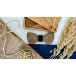 Fashion, accesorii si bijuterii - Barbati - Accesorii barbati - Cravate si papioane barbati - Papion din Lemn HH351, Handmade, in Cutie Premium Personalizata - Infinity.ro