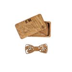 Fashion, accesorii si bijuterii - Barbati - Accesorii barbati - Cravate si papioane barbati - Papion din Lemn HH350, Handmade, in Cutie Premium Personalizata - Infinity.ro