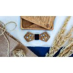 Fashion, accesorii si bijuterii - Barbati - Accesorii barbati - Cravate si papioane barbati - Papion din Lemn HH320, Handmade, in Cutie Premium Personalizata - Infinity.ro
