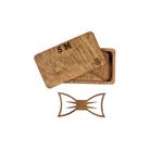 Fashion, accesorii si bijuterii - Barbati - Accesorii barbati - Cravate si papioane barbati - Papion din Lemn HH294, Handmade, in Cutie Premium Personalizata - Infinity.ro